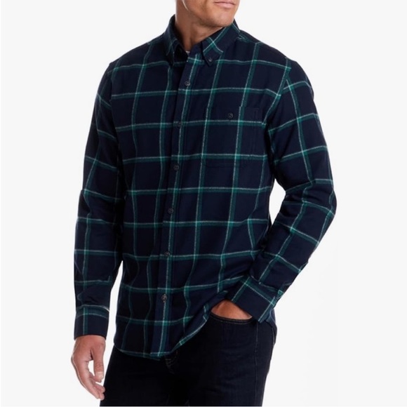Weatherproof Vintage Flannel Plaid Men’s Shirt Large Long Sleeve Holiday Tartan - Picture 6 of 6